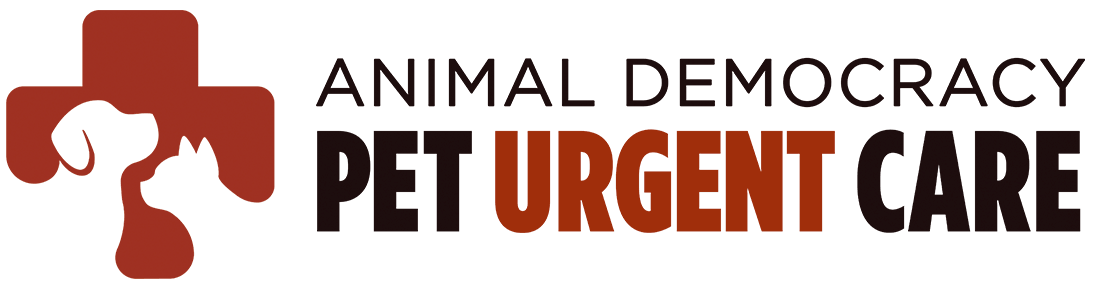 Animal Democracy Pet Urgent Care logo text